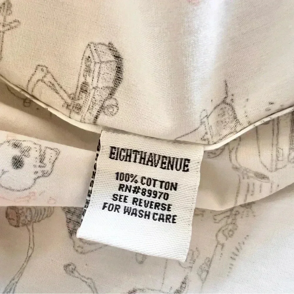 NWT Eighth Avenue Skeleton Button Up Shirt